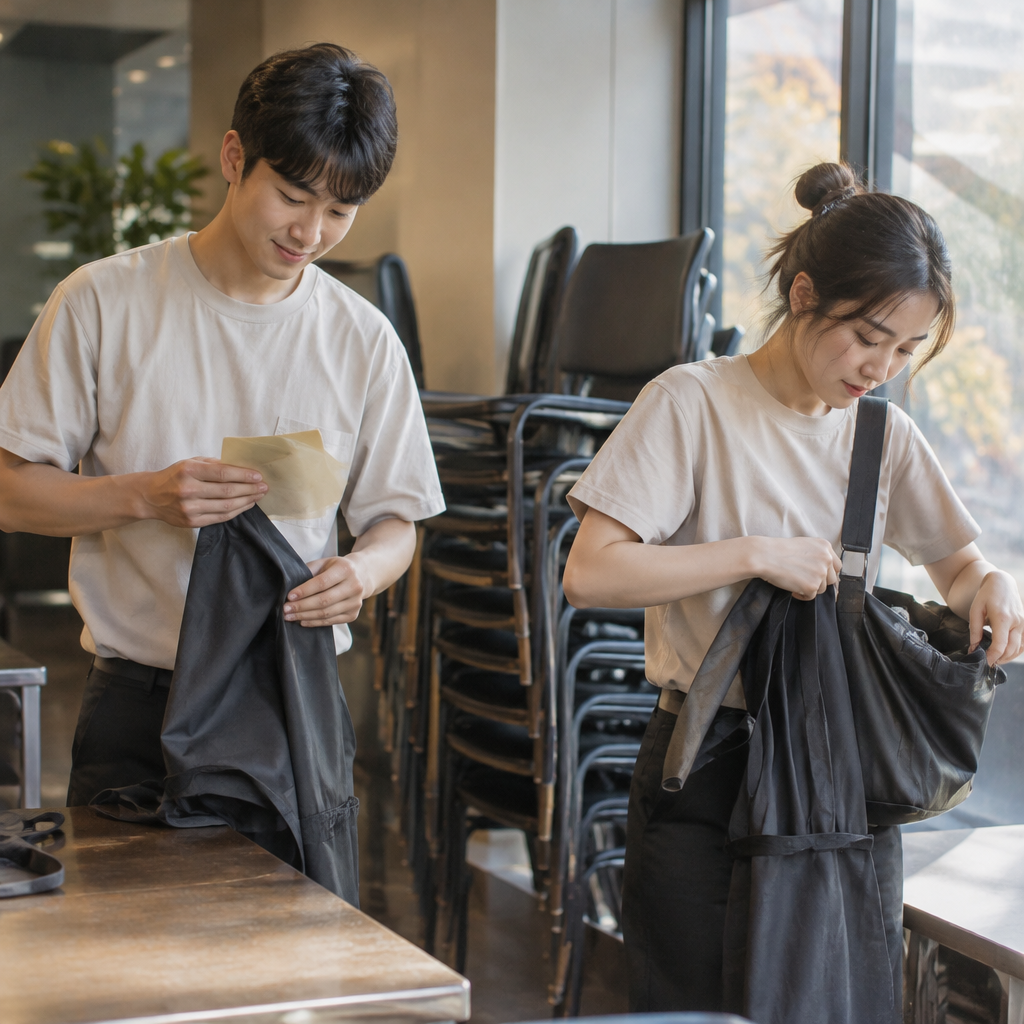 같은 날 일했더라도 급여를 받는 날짜는 다를 수 있습니다.